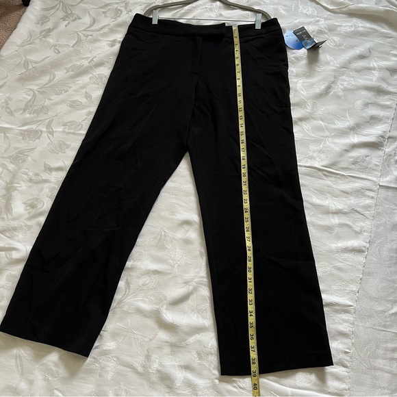 Style & Co.Julie Womens Straight Leg  Black Pants 16P Business Casual Stretch - Picture 10 of 16